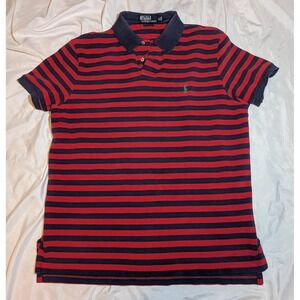 Polo By Ralph Lauren Men's Custom Fit Multicolor Polo Size XL With Pony